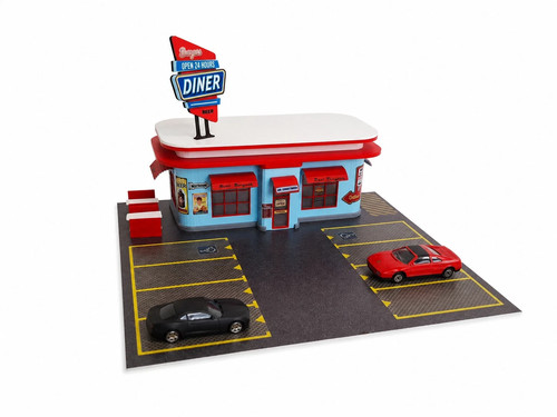 Kit diorama american diner - kit,