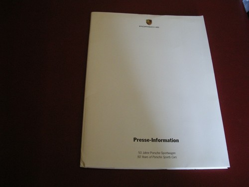 Porsche press kit 50 - porsche,