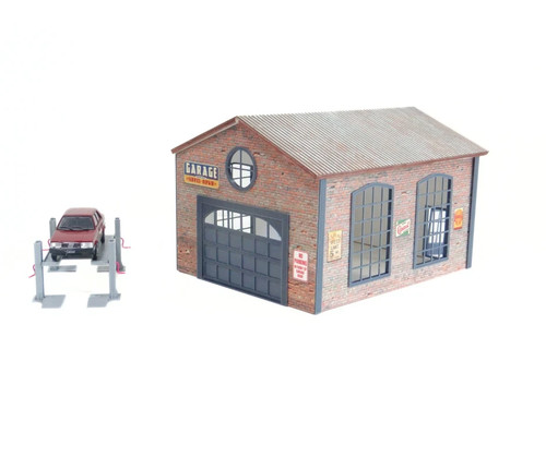 Kit diorama garage mattoni