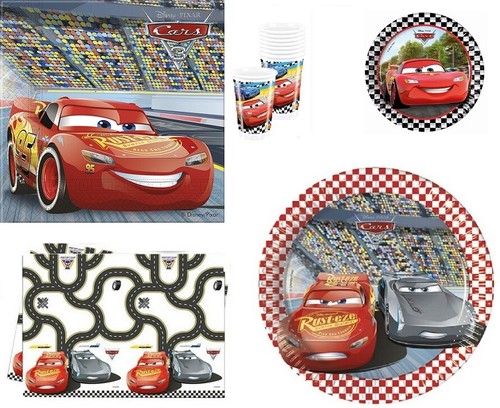 Kit coordinato cars festa - coordinato,
