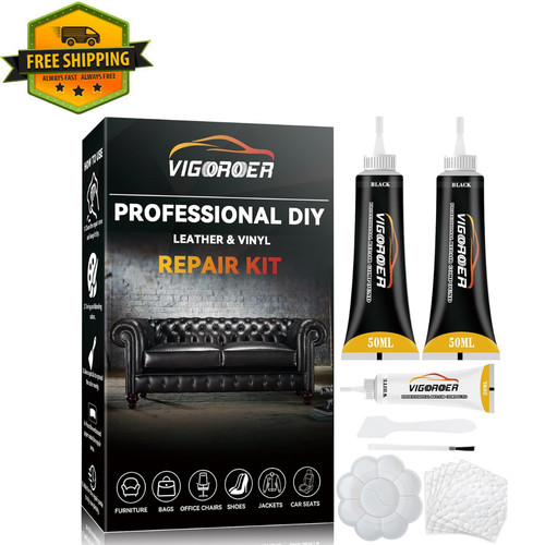 Kit riparazione pelle nera - riparazione, per